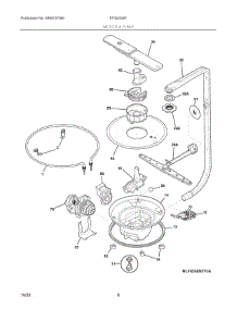 05 - Motor & Pump parts for Electrolux Dishwasher FFID2426TD6A from AppliancePartsPros.com