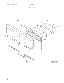 02 - Control Panel parts for Electrolux Dishwasher FFID2426TS6A from AppliancePartsPros.com