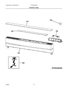 02 - Control Panel parts for Electrolux Dishwasher FFID2458US0A from AppliancePartsPros.com
