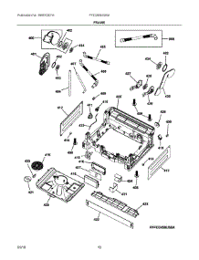 06 - Frame parts for Electrolux Dishwasher FFID2458US0A from AppliancePartsPros.com