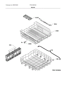 Racks parts for Electrolux Dishwasher FFID2459VS2A from AppliancePartsPros.com