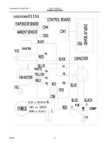 03 - Wiring Diagram parts for Electrolux Air Conditioner FFRE1233S1 from AppliancePartsPros.com