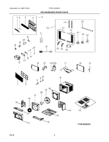 02 - Recommended Spare Parts parts for Electrolux Air Conditioner FFRE183WAE0 from AppliancePartsPros.com