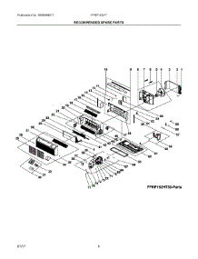 02 - Recommended Spare Parts parts for Electrolux Air Conditioner FFRP152HT70 from AppliancePartsPros.com