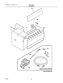 10 - Ice Maker parts for Electrolux Refrigerator FFSC2323LECA from AppliancePartsPros.com