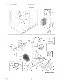 07 - System parts for Electrolux Refrigerator FFSC2323TS6 from AppliancePartsPros.com