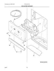 08 - Ice & Water Dispenser parts for Electrolux Refrigerator FFSC2323TS6 from AppliancePartsPros.com