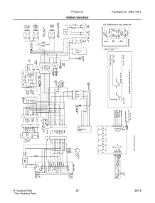 12 - Wiring Diagram parts for Electrolux Refrigerator FFSS2315TD1 from AppliancePartsPros.com
