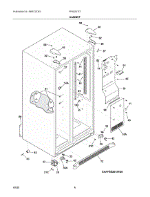 04 - Cabinet parts for Electrolux Refrigerator FFSS2315TD2 from AppliancePartsPros.com