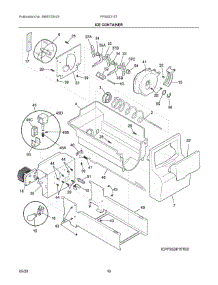 09 - Ice Container parts for Electrolux Refrigerator FFSS2315TD4 from AppliancePartsPros.com