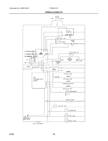 11 - Wiring Schematic parts for Electrolux Refrigerator FFSS2315TE3 from AppliancePartsPros.com