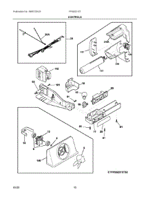 06 - Controls parts for Electrolux Refrigerator FFSS2315TE4 from AppliancePartsPros.com