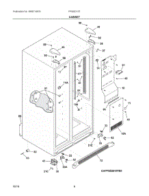 04 - Cabinet parts for Electrolux Refrigerator FFSS2315TP1 from AppliancePartsPros.com