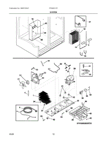 07 - System parts for Electrolux Refrigerator FFSS2315TP3 from AppliancePartsPros.com
