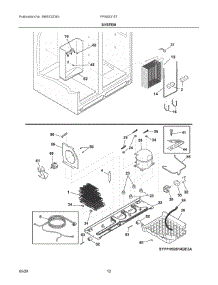 07 - System parts for Electrolux Refrigerator FFSS2315TS2 from AppliancePartsPros.com