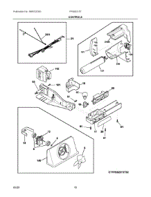 06 - Controls parts for Electrolux Refrigerator FFSS2315TS2 from AppliancePartsPros.com