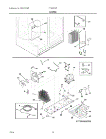 07 - System parts for Electrolux Refrigerator FFSS2615TD3 from AppliancePartsPros.com