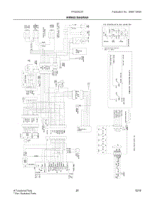 12 - Wiring Diagram parts for Electrolux Refrigerator FFSS2625TE3 from AppliancePartsPros.com