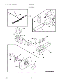 06 - Controls parts for Electrolux Refrigerator FFSS2625TP3 from AppliancePartsPros.com