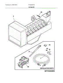 Ice Maker parts for Electrolux Refrigerator FFSS2625TS5 from AppliancePartsPros.com