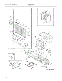 05 - System parts for Electrolux Refrigerator FFTR1425VW04 from AppliancePartsPros.com