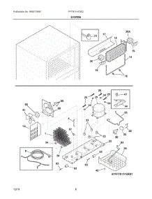 05 - System parts for Electrolux Refrigerator FFTR1514TW2 from AppliancePartsPros.com