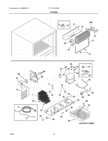 05 - System parts for Electrolux Refrigerator FFTR1614RW3 from AppliancePartsPros.com