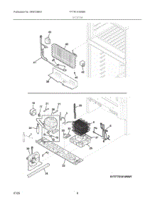 05 - System parts for Electrolux Refrigerator FFTR1814WB9 from AppliancePartsPros.com
