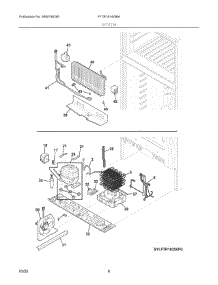 05 - System parts for Electrolux Refrigerator FFTR1814WBA from AppliancePartsPros.com