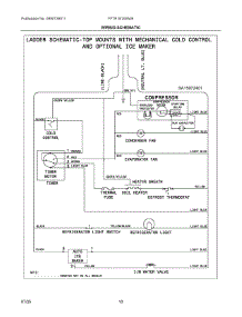 06 - Wiring Schematic parts for Electrolux Refrigerator FFTR1814WW4 from AppliancePartsPros.com