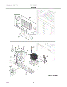 05 - System parts for Electrolux Refrigerator FFTR1814WWC from AppliancePartsPros.com