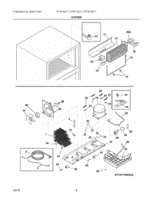 05 - System parts for Electrolux Refrigerator FFTR1821TD4 from AppliancePartsPros.com