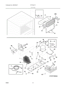 05 - System parts for Electrolux Refrigerator FFTR1821TD5 from AppliancePartsPros.com