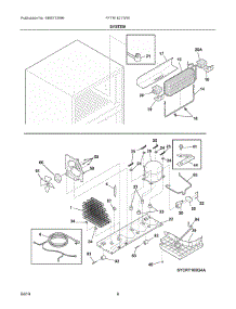 05 - System parts for Electrolux Refrigerator FFTR1821TW5 from AppliancePartsPros.com