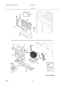 05 - System parts for Electrolux Refrigerator FFTR1835VB6 from AppliancePartsPros.com