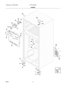 03 - Cabinet parts for Electrolux Refrigerator FFTR1835VBB from AppliancePartsPros.com