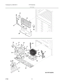 05 - System parts for Electrolux Refrigerator FFTR1835VS3 from AppliancePartsPros.com