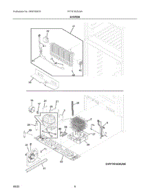05 - System parts for Electrolux Refrigerator FFTR1835VSA from AppliancePartsPros.com