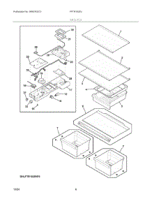 04 - Shelves parts for Electrolux Refrigerator FFTR1835VW6 from AppliancePartsPros.com