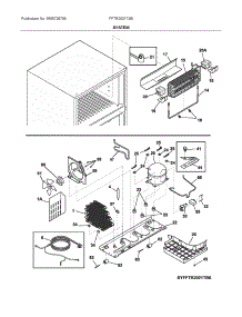 System parts for Electrolux Refrigerator FFTR2021TSB from AppliancePartsPros.com