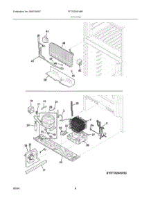 05 - System parts for Electrolux Refrigerator FFTR2045VB8 from AppliancePartsPros.com