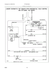 06 - Wiring Schematic parts for Electrolux Refrigerator FFTR2045VB9 from AppliancePartsPros.com