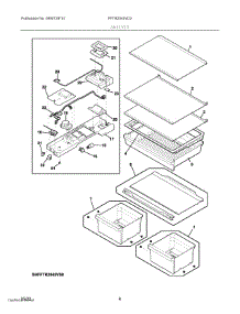 04 - Shelves parts for Electrolux Refrigerator FFTR2045VD3 from AppliancePartsPros.com