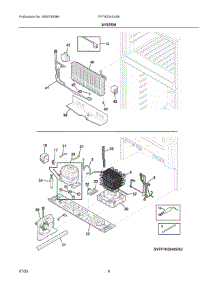 05 - System parts for Electrolux Refrigerator FFTR2045VS8 from AppliancePartsPros.com