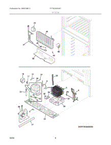 05 - System parts for Electrolux Refrigerator FFTR2045VW7 from AppliancePartsPros.com