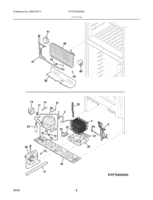 05 - System parts for Electrolux Refrigerator FFTR2045VW9 from AppliancePartsPros.com