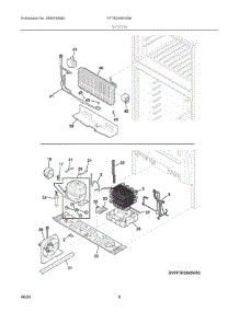 05 - System parts for Electrolux Refrigerator FFTR2045VWA from AppliancePartsPros.com