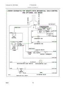 06 - Wiring Schematic parts for Electrolux Refrigerator FFTR2045VWA from AppliancePartsPros.com