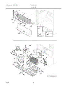 04 - System parts for Electrolux Freezer FFUE2024ANE from AppliancePartsPros.com