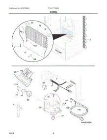 04 - System parts for Electrolux Freezer FFVU17F2SC3 from AppliancePartsPros.com